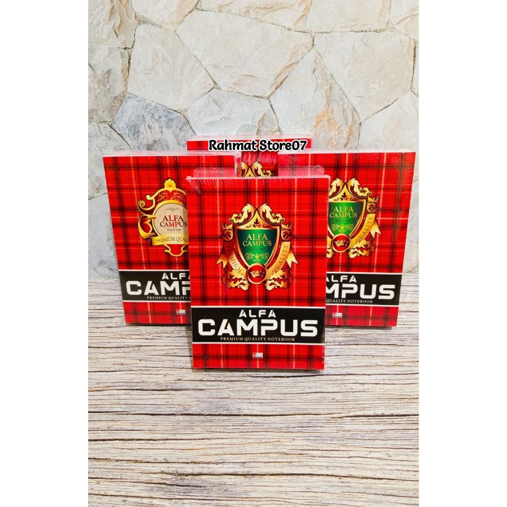 

( Isi 10 Pcs ) Buku Tulis Alfa Campus 50 Lembar Ukuran B5