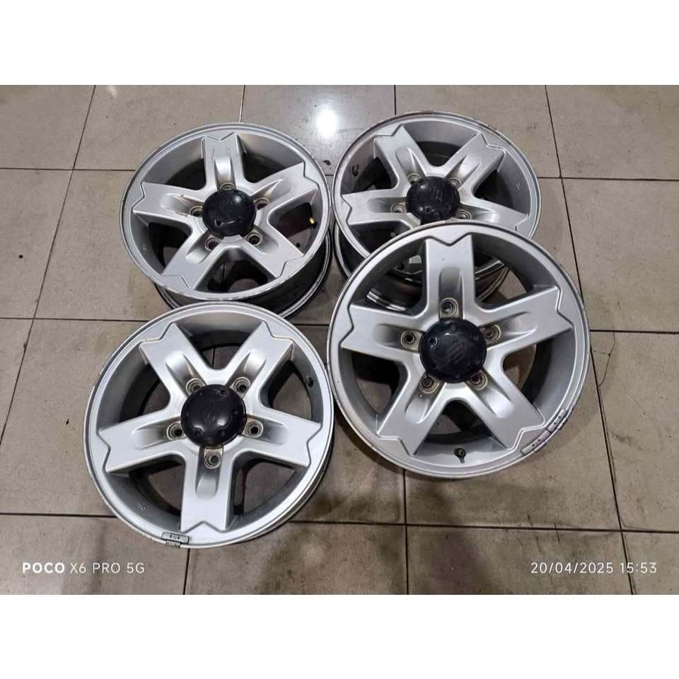 VELG MOBIL BEKAS PELEG ORIGINAL STD ESCUDO RING 15 LEBAR 7 PCD 5X139 PNP ESCUDO TUFT JIMNI KATANA VI