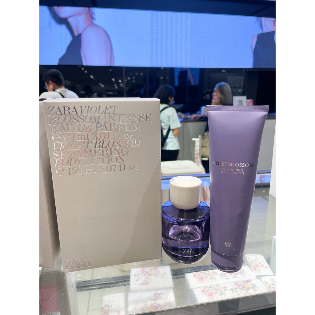 Zara Original - Zara Bundling Body Lotion 150ml & EDP 90ml Gardenia/Wonderose/Orchid/Violet Blossom