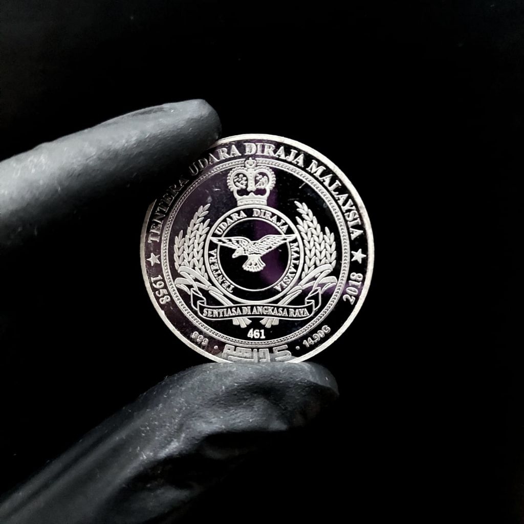 Koin 5 Dirham Khamsa Dirham IMN dan Seri Ulang Tahun Tentara Diraja Malaysia ke 60