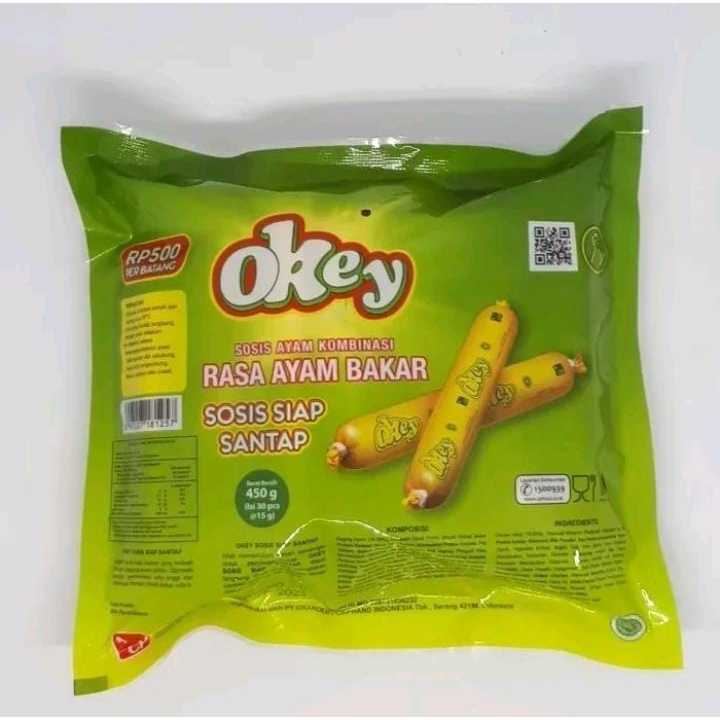 

Sosis Okey Siap Makan Rasa Ayam Bakar isi 30 pcs