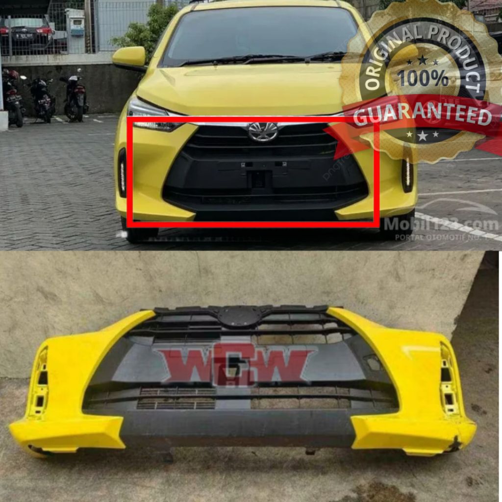 bumper bemper depan agya 2023 2024 original copotan