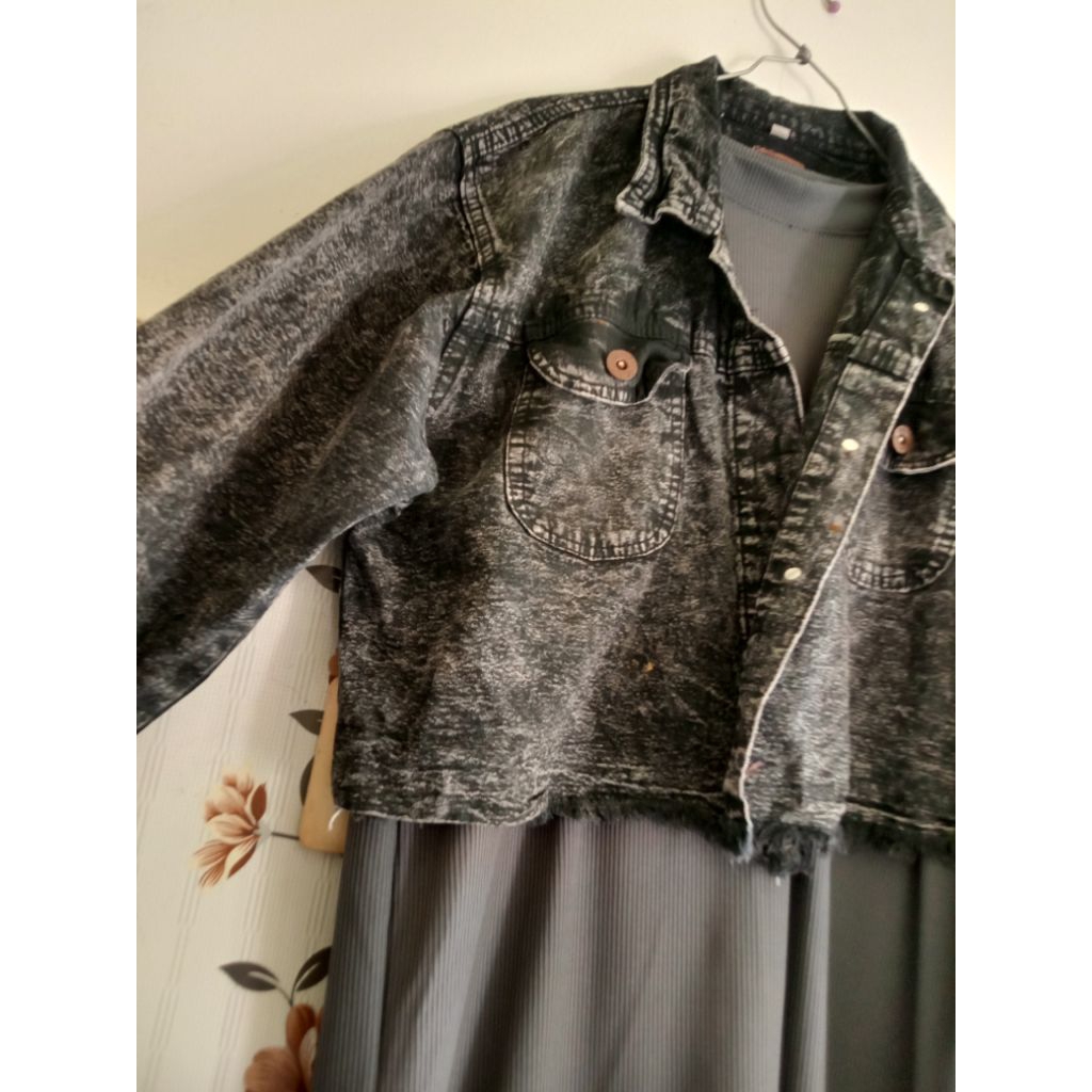 preloved gamis oneset jaket Levis