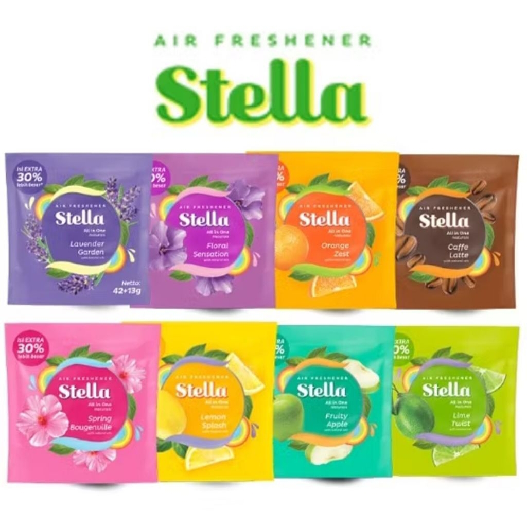 Stella Gantung All in One 42 + 13 gr Air Freshener Pengharum Ruangan Pengharum Mobil Pengharum Kamar
