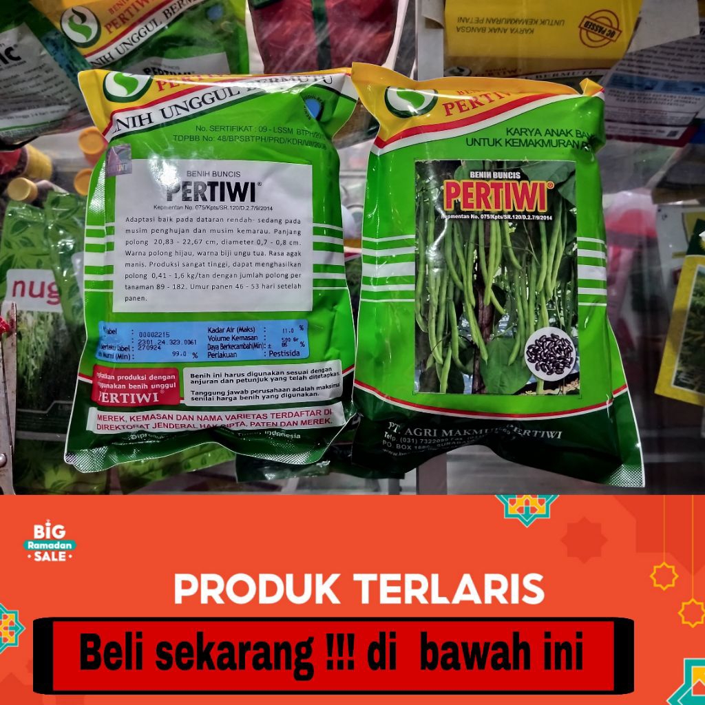 

(Bisa COD) buncis pertiwi 500 gram ( Exp 5-2026 ) / buncis pertiwi / buncis pertiwi ½ kg / buncis hijau pertiwi