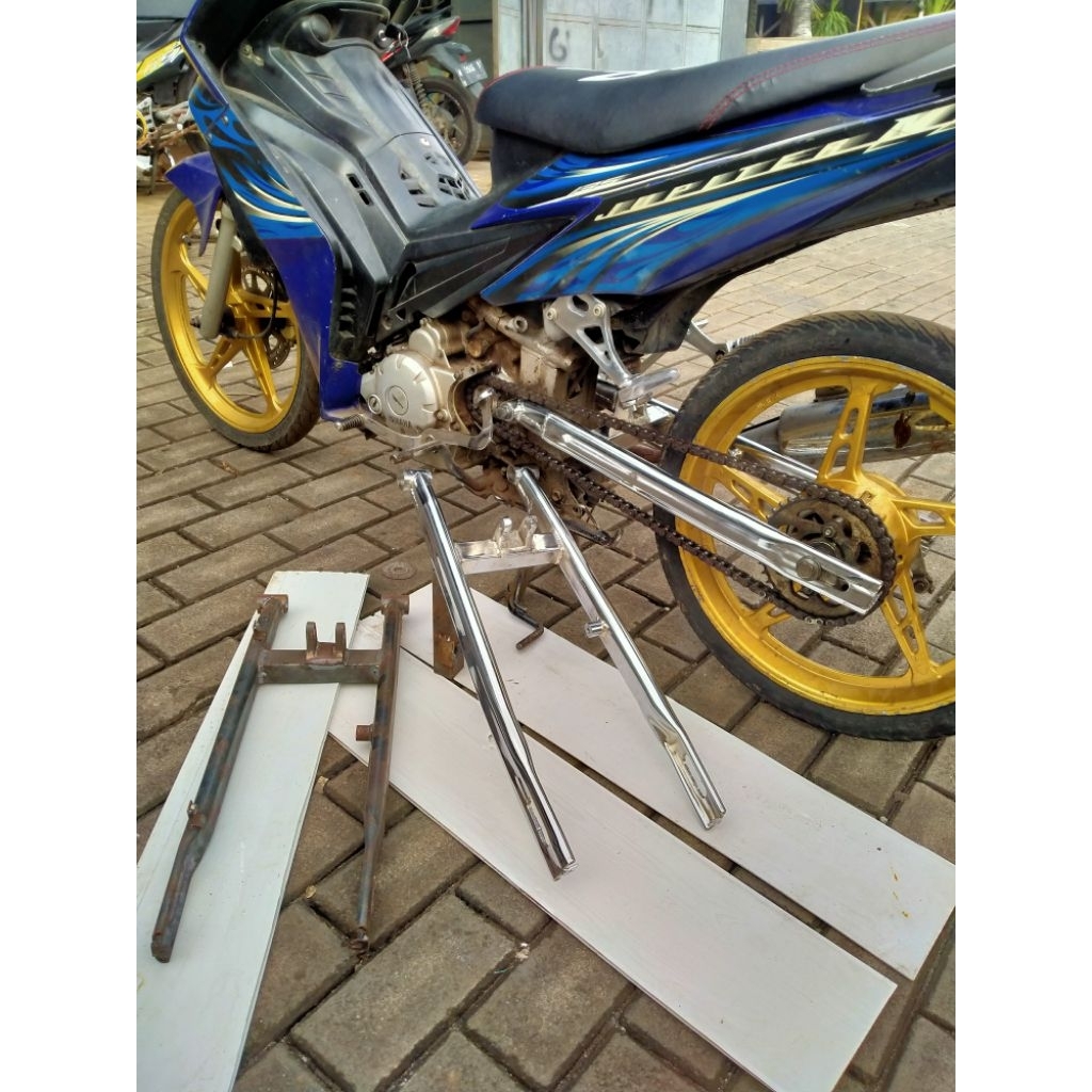 SWING ARM JUPITER MX OLD BESI KROM TEBAL 2,5mm PANJANG 60cm