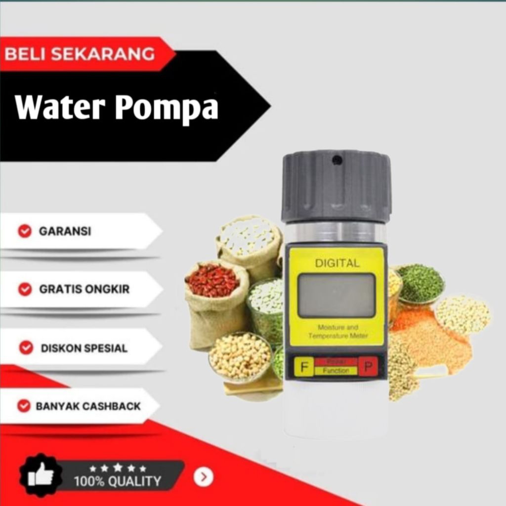 GRAIN MOISTURE METER COFFE BEANS PENGUKUR KADAR AIR BIJI KOPI