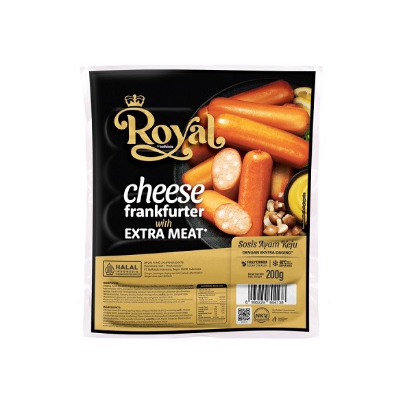 

New Recommended Belfoods Royal Cheese Frankfurter Sausage 2 Gr