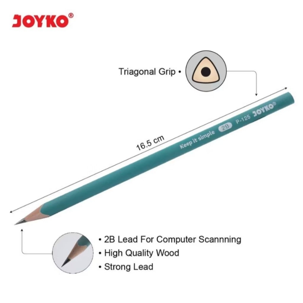 

PENSIL JOYKO 2B WARNA WARNI
