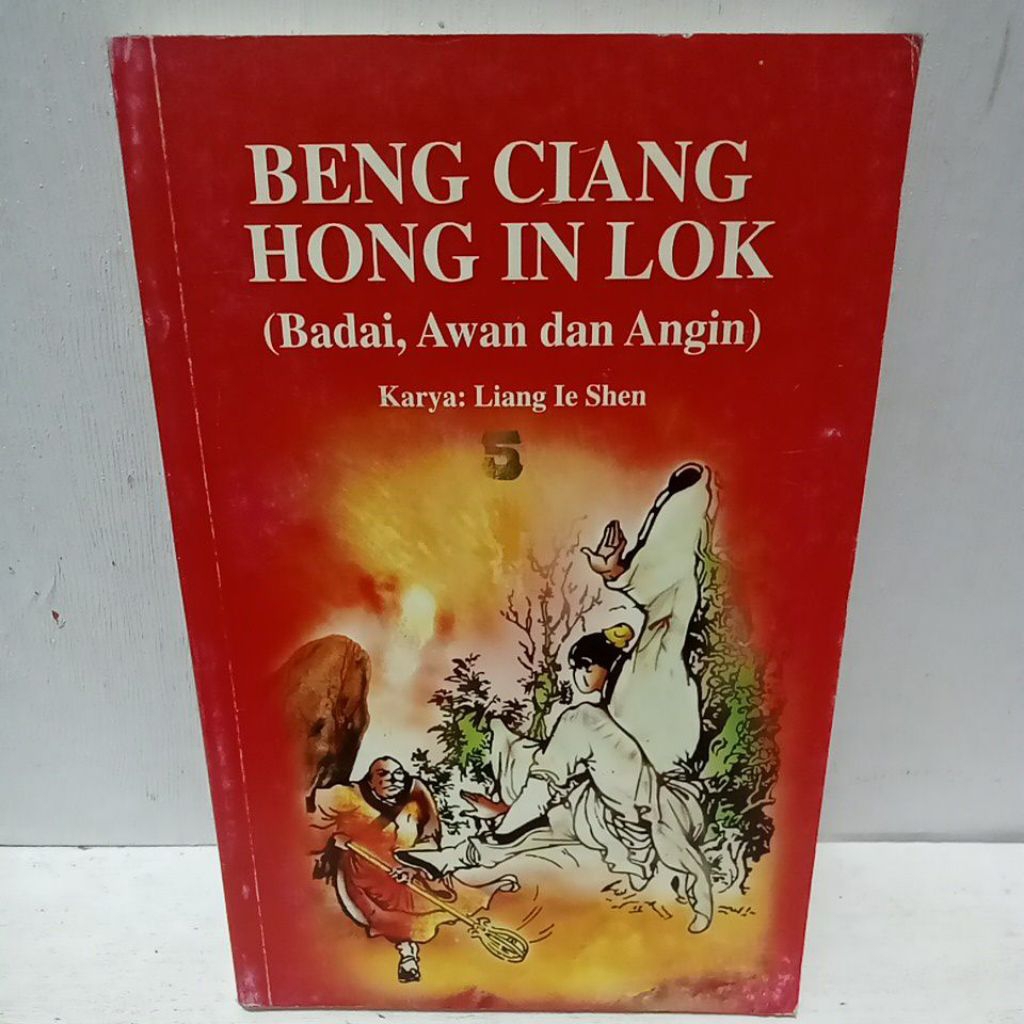 Buku Original BENG CIANG HONG IN LOK (BADAI,AWAN DAN ANGIN) - LIANG LE SHEN