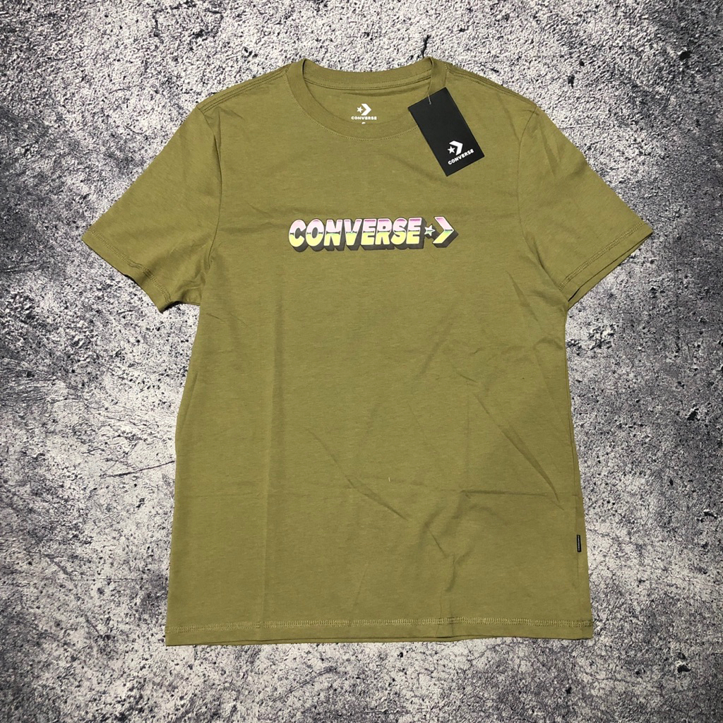 BAJU CONVERSE CHEVRON GREEN