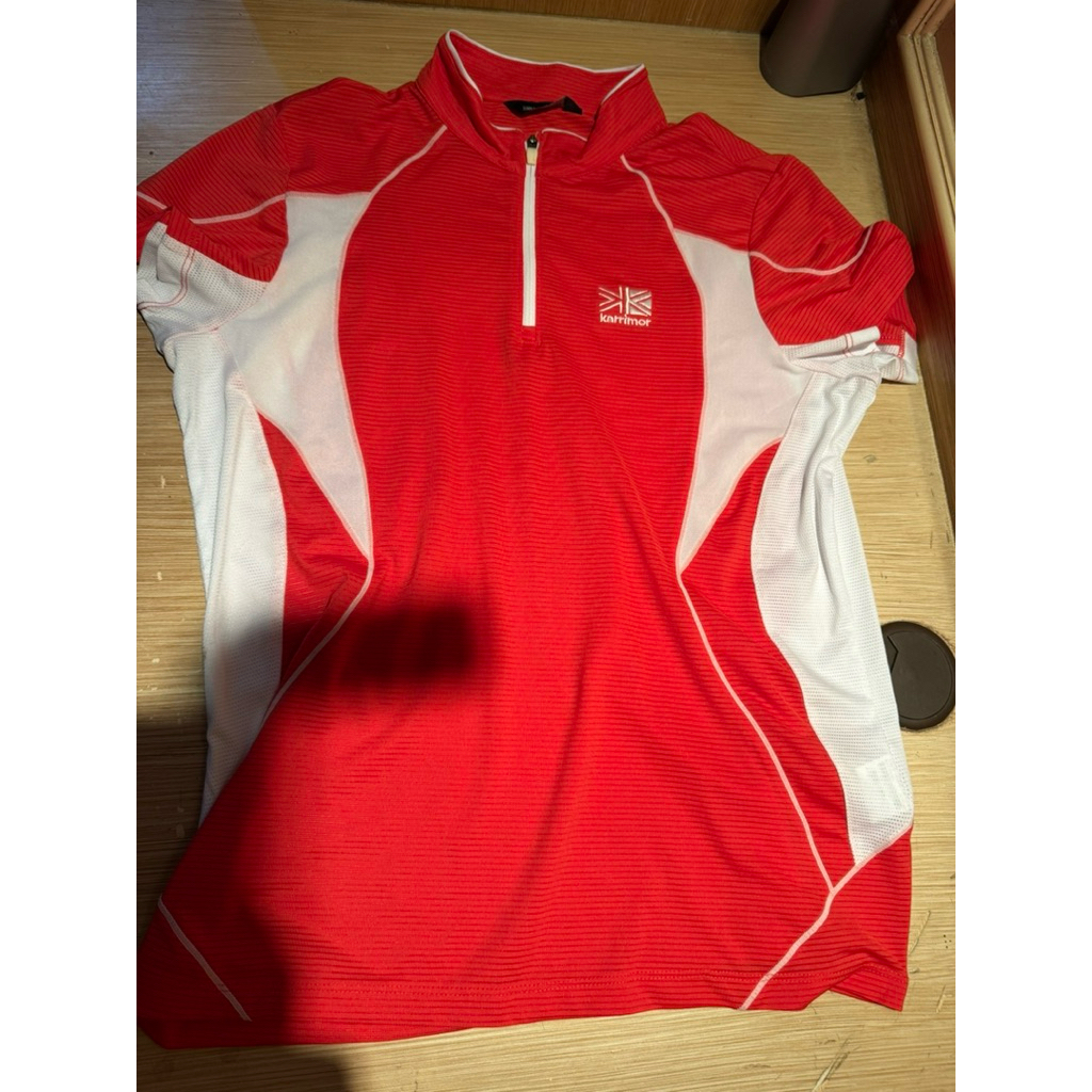 Kaos Karrimor Baselayer Red Kaos Gunung Outdoor Hiking Trekking Kaos Bersepeda Olahraga Original 100