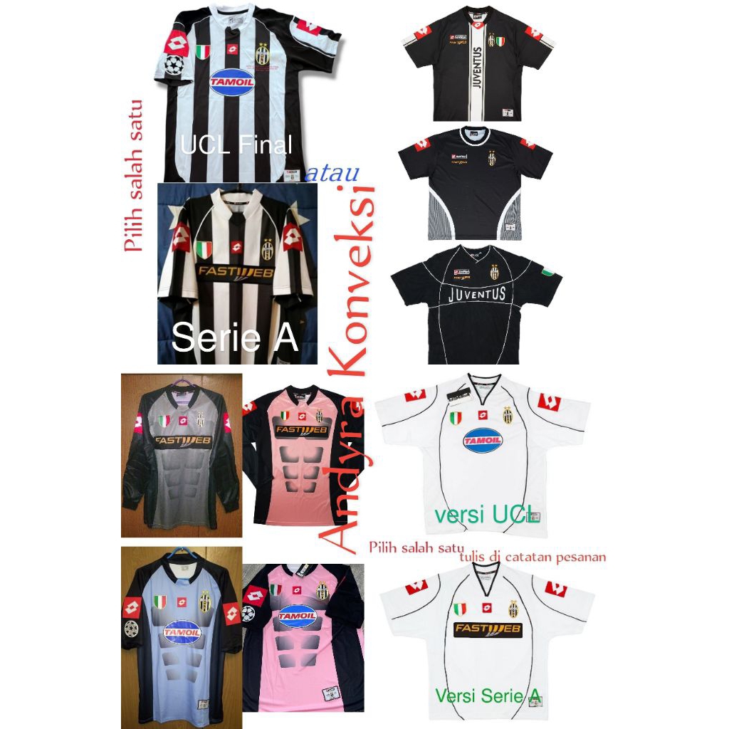 Retro Jersey Juventus 2002 - FULL PRINTING