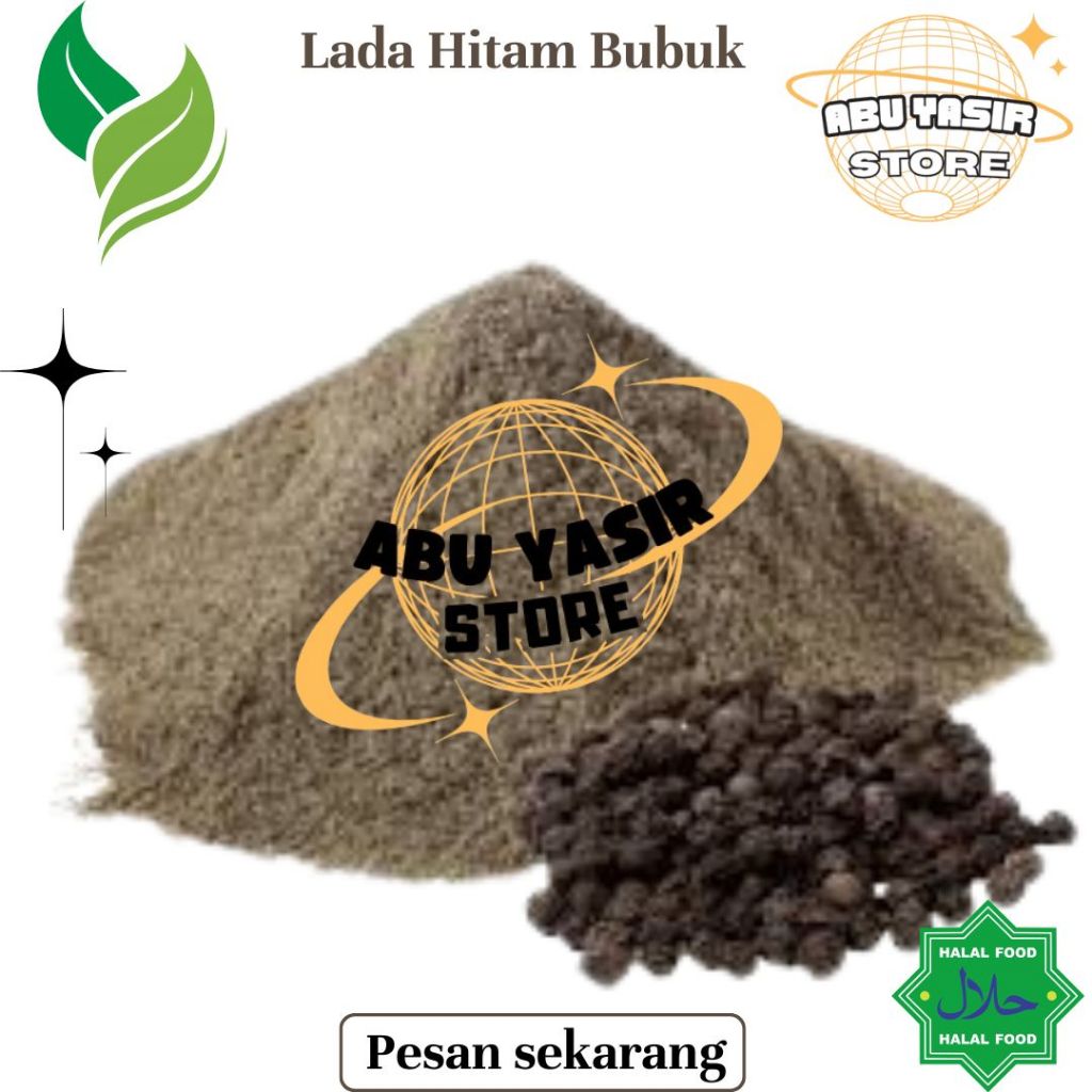 

Lada Hitam Bubuk 1 Kilogram - Black Pepper Powder