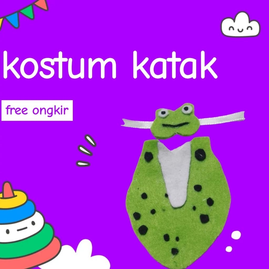 KOSTUM KARNAVAL ANAK KARAKTER KATAK / BAJU PAWAI