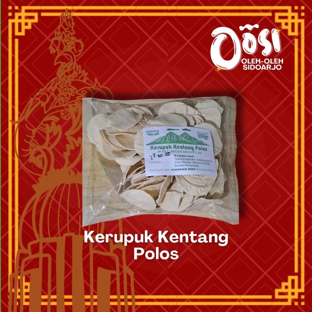 

Oleh Oleh Sidoarjo - Kerupuk Kentang Polos