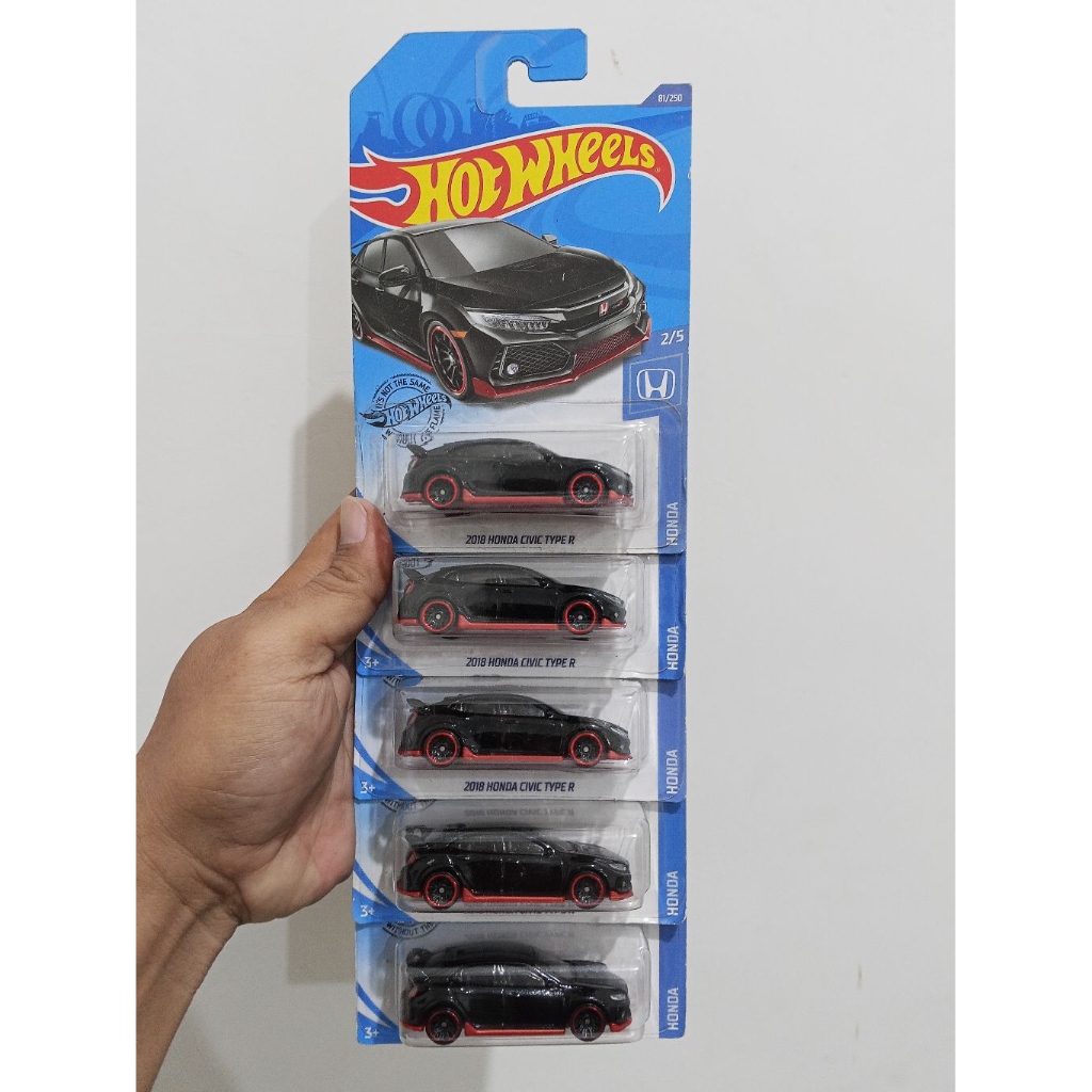 Hot wheels Hoteheels Honda civic type R typeR 2018 Black NO EF Ek9 Ferio Genio spoon advan Fast Furi