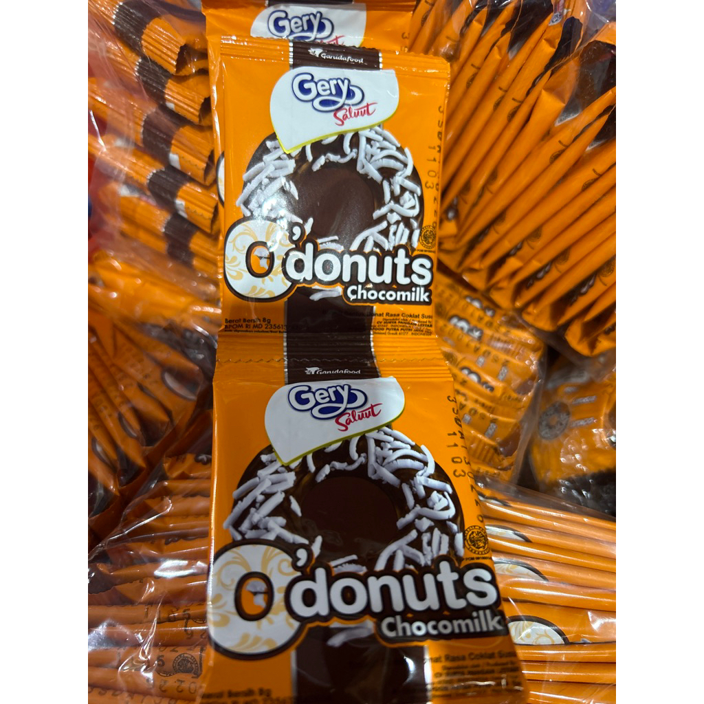 

Gery saluut O'DONUTS CHOCOMILK ISI 12pcs