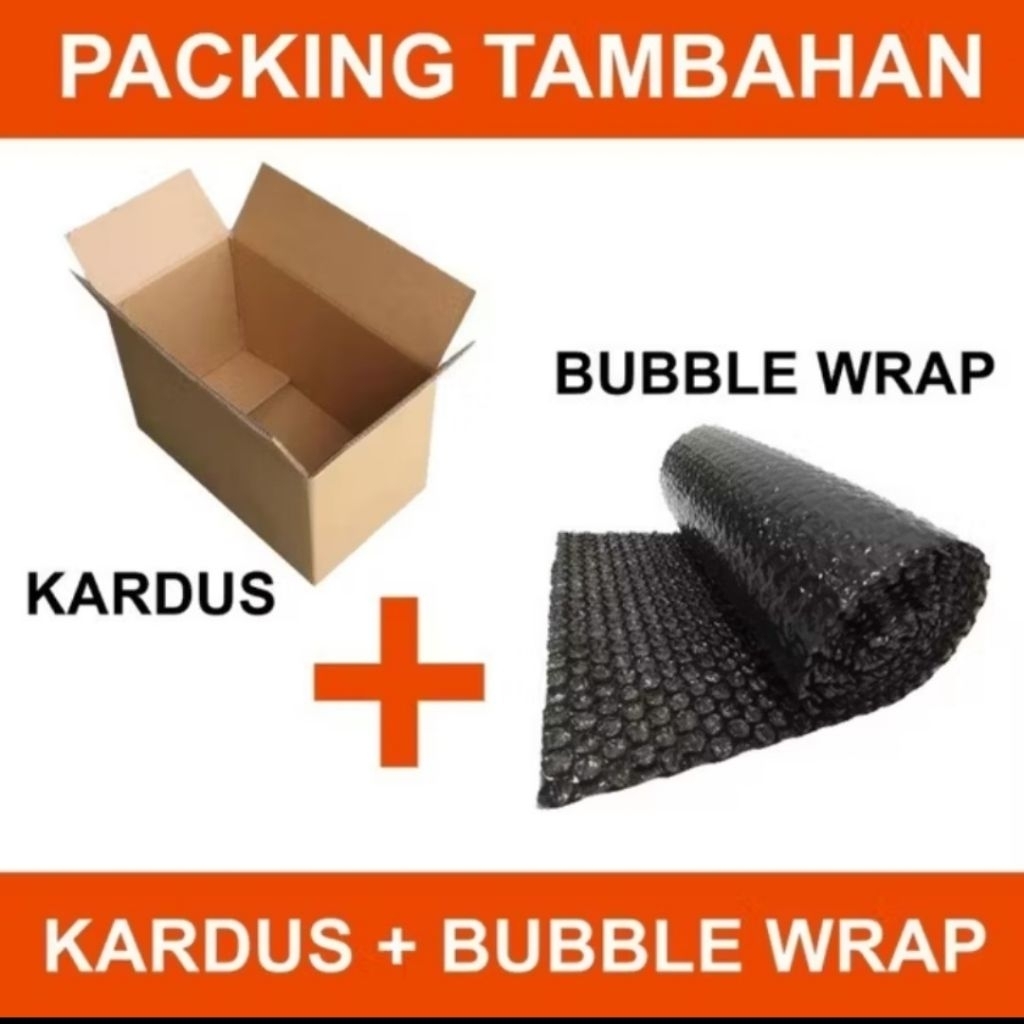 

YOKOSO PACKING EXTRA KARDUS + BUBBLE PAKING PEKING PLUS TAMBAHAN KARDUS DAN BUBBLE DUS DOS BABEL BUBEL