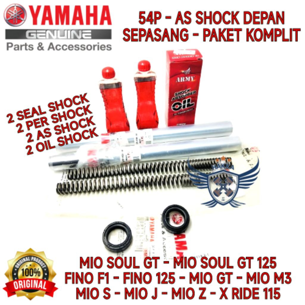 54P ORIGINAL AS SHOCK DEPAN YAMAHA FINO F1, AS SHOCK DEPAN YAMAHA FINO 125, AS SHOCK DEPAN YAMAHA X 
