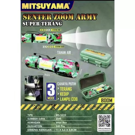 SENTER CHARGE MS 1233 ARMY MITSUYAMA