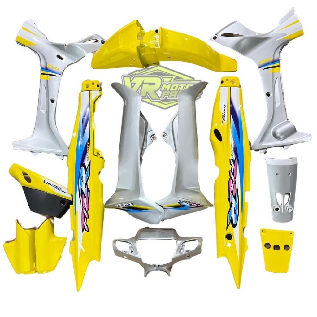 BODY FIZ R FULL SET HALUS KUNING SILVER
