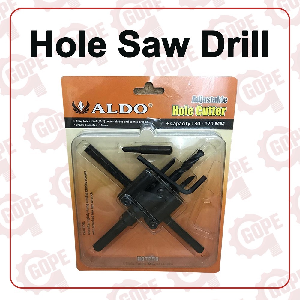 

Aldo Hole Cutter For Wood Mata Bor Kayu Holesaw