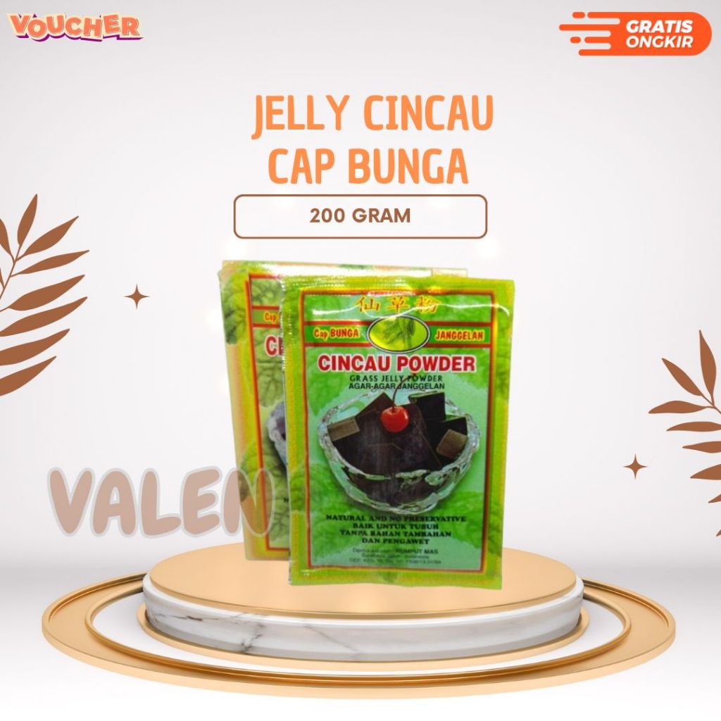 

Jelly Cincau Powder Cap Bunga Janggelan 33 Gr