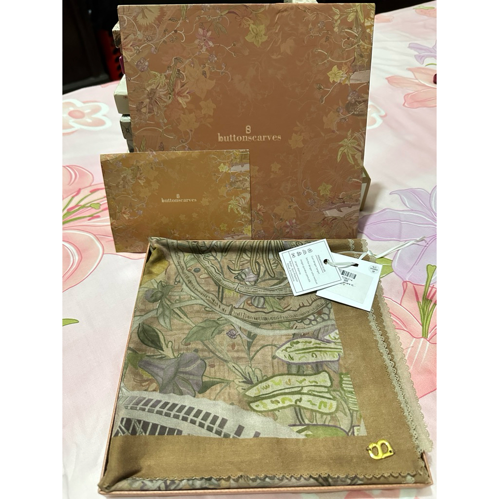 BUTTONSCARVES DUBAI VOILE SQUARE XL PRELOVED