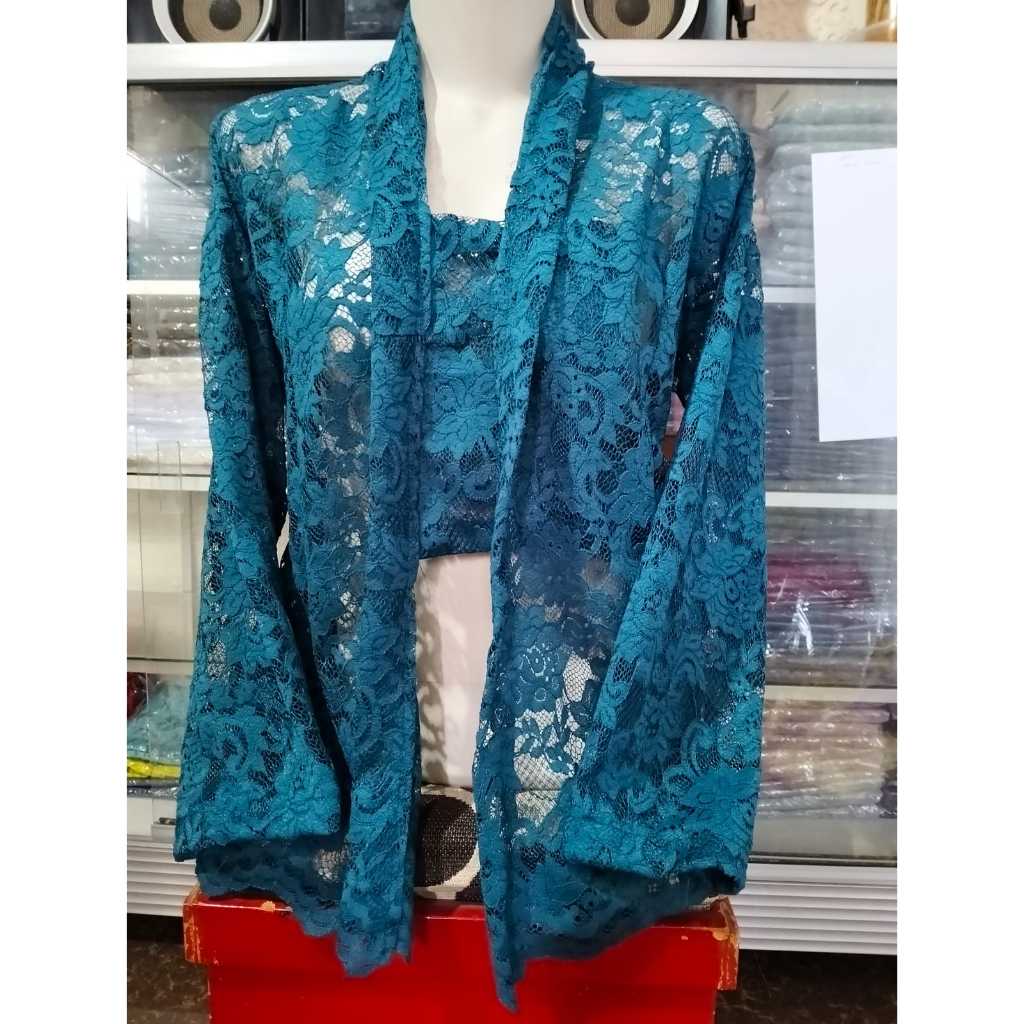 kebaya brokat bali wanita remaja kekinian atasan wanita kebaya brokat tradisional kutu baru lengan p