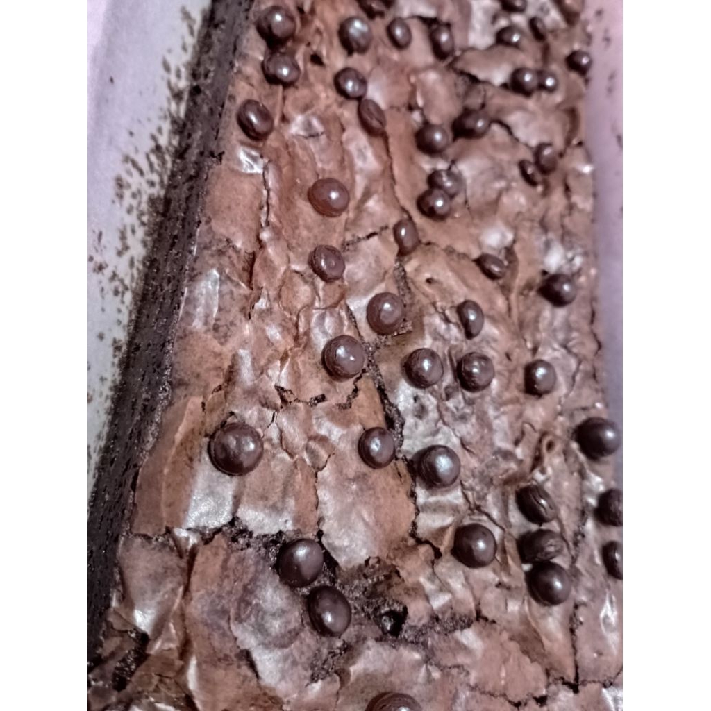 

Brownies Fudgy Chocochip ukuran 20x10