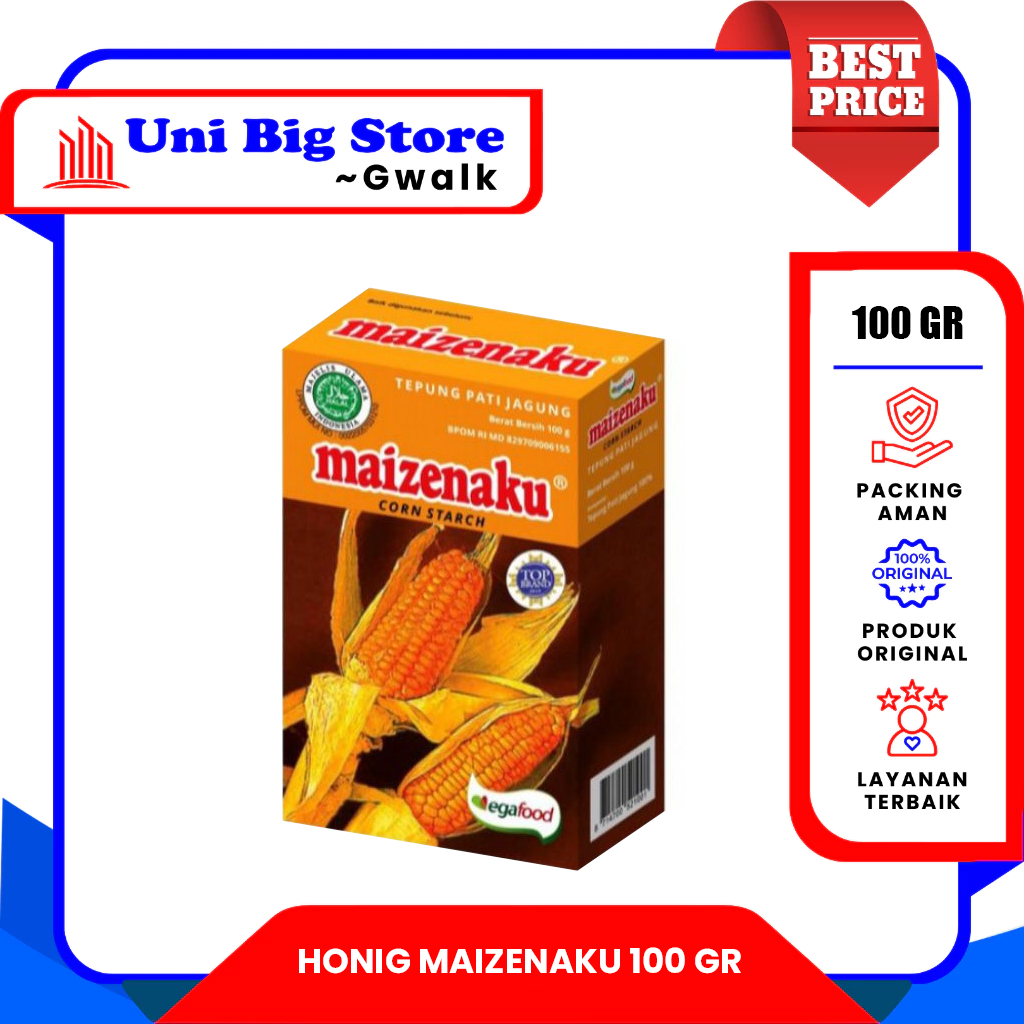 

HONIG TEPUNG MAIZENAKU MAIZENA PATI JAGUNG - 100 gr