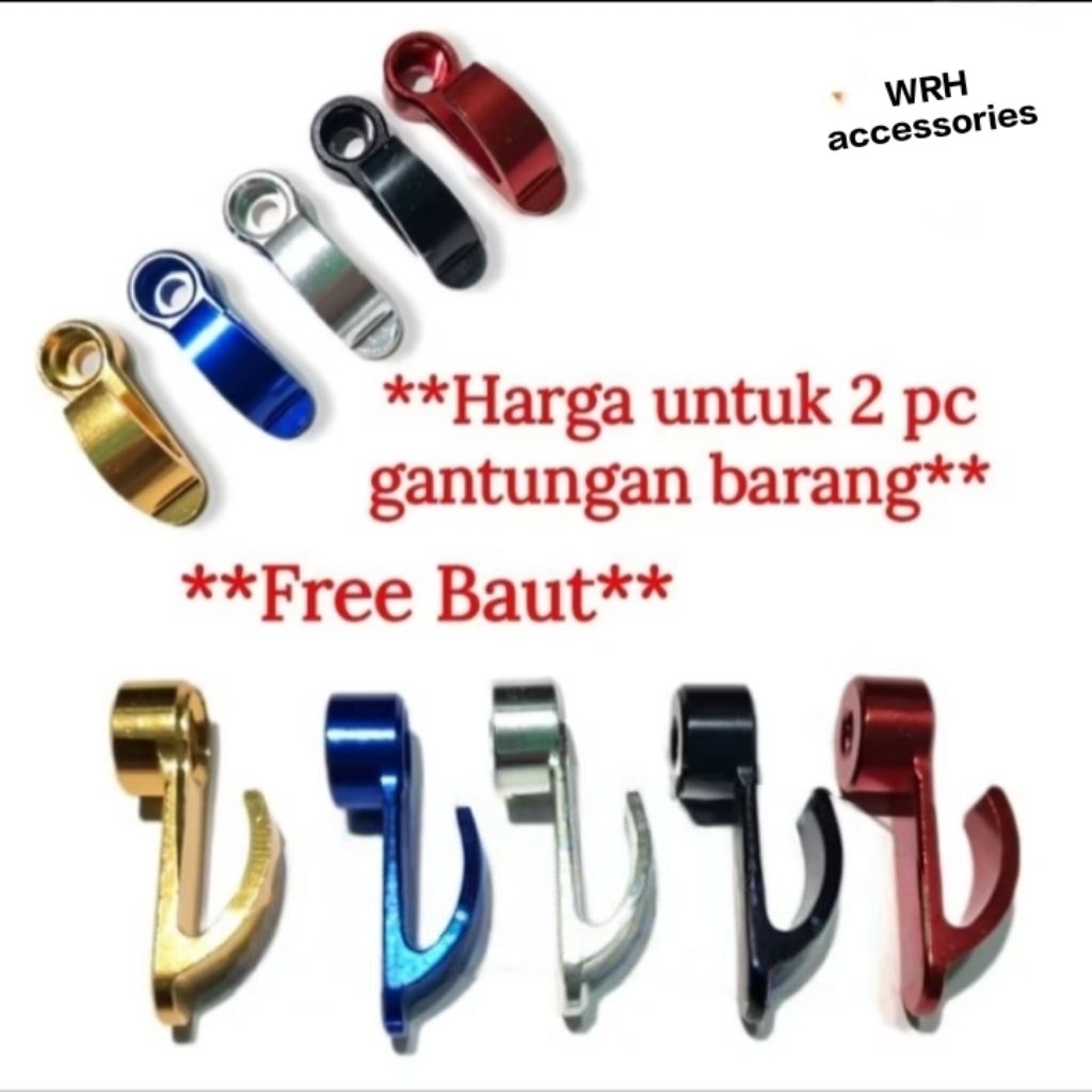 Paket 2 PCS Gantungan Barang motor all New Nmax 2020-2023