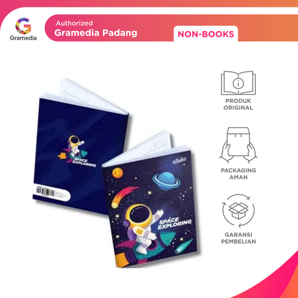 

Gramedia Padang - Estudee J Kwarto 58 Space (10 Pcs isi 60 lembar)