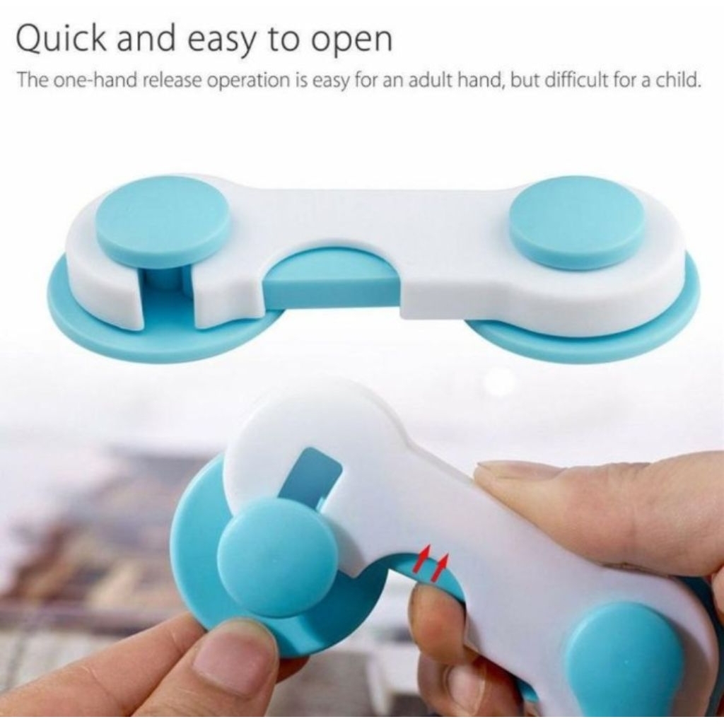 Kunci Pengaman Pintu Laci Kulkas Lemari Baby Safe Lock