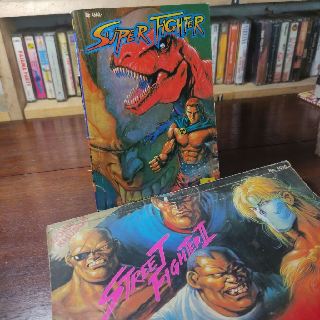 Komik Super Fighter dan Street Fighter Penerbit Garuda Mas Jakarta