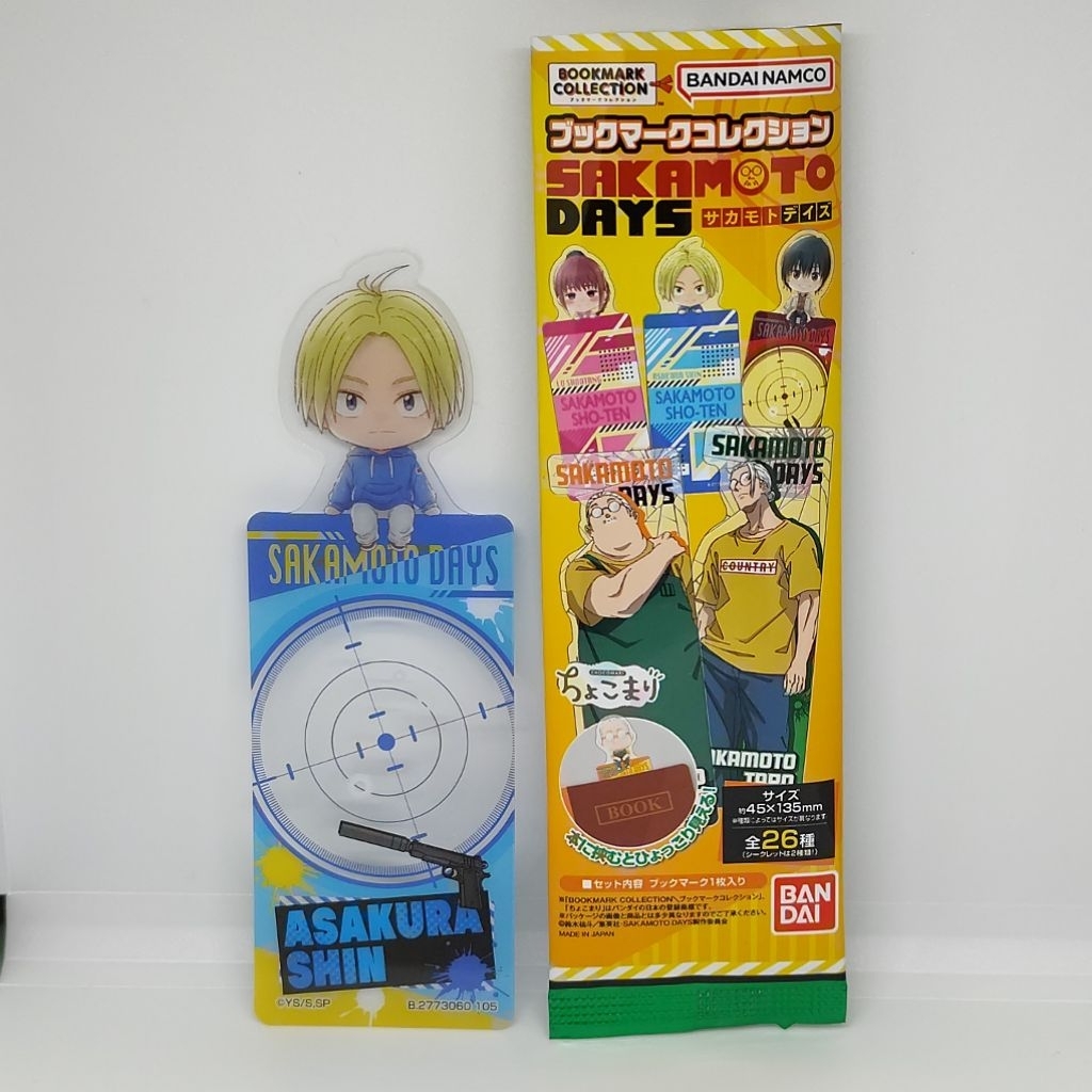 

BANDAI NAMCO Sakamoto Days Bookmark Collection - Asakura Shin Chibi