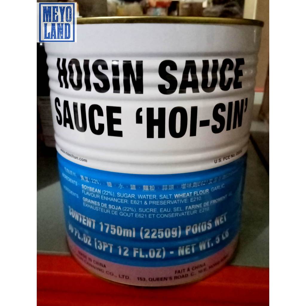 

Mee Chun Hoisin Sauce Saus Hoisin 2250 gram Sauce Meechun Hoi-sin Grill Sauce - Kaleng Besar
