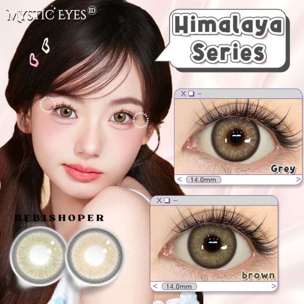 COD Softlens MYSTIC EYES HIMALAYA 14MM Softlens Minus , Softlens Normal , Softlens Biru Minus , Soft