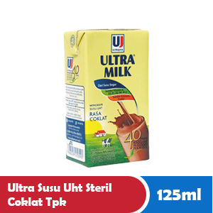 

ULTRA SUSU UHT STERIL COKLAT TPK 125mL