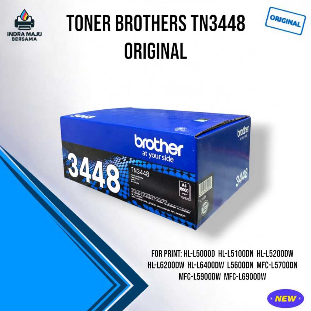 Toner Brother 3448  Brother Toner 3448 HL-L5100DN / L6200DW / L6400DW DCP-L5600DN MFC-L5900DW / L690