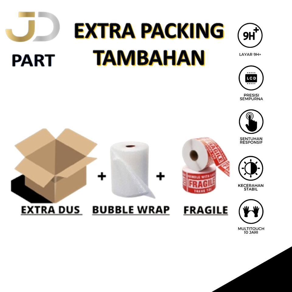 

PACKINGAN TAMBAHAN DUS PLUS BUBBLE WRAP UNTUK MENGHINDARI BARANG BELANJA ANDA TIDAK RUSAK