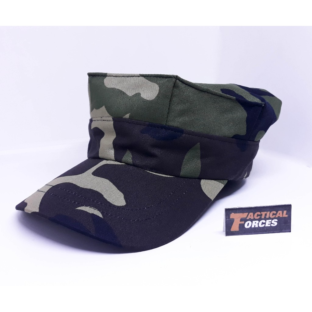 Topi Okinawa /Topi Patrol camo loreng US Army Woodland Generasi 1