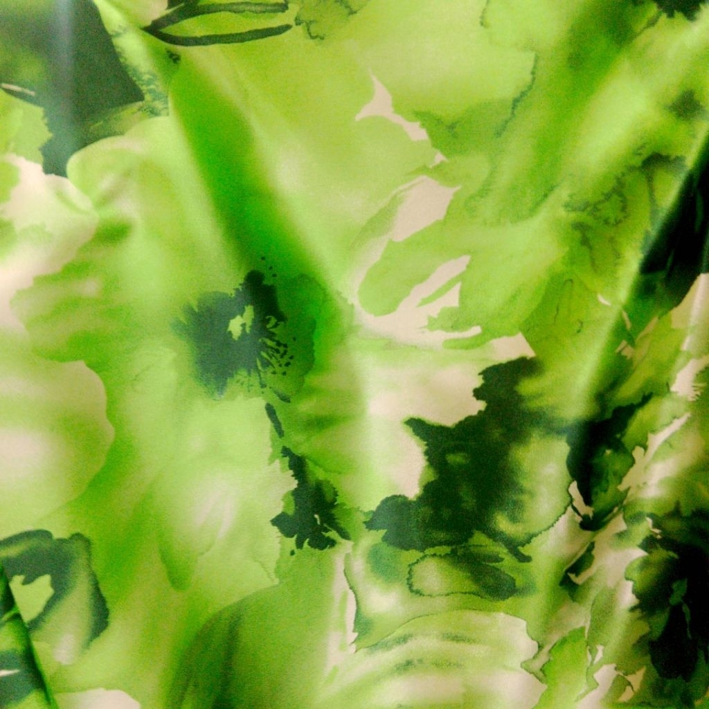 kain khasibo silk motif bunga - (LQ) - kain silk motif tebal - kain silk premium - kain bahan silk -