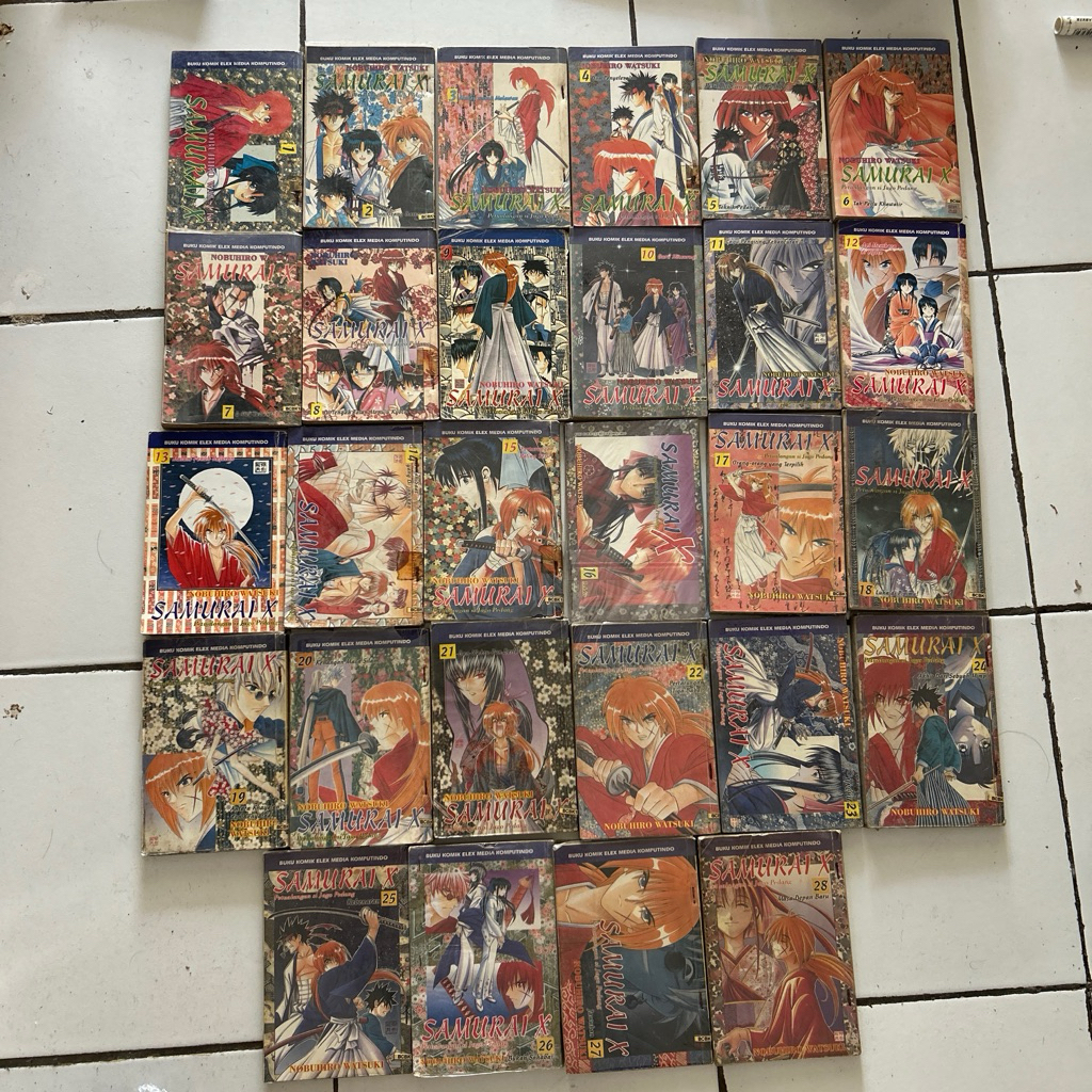 komik samurai x 1-28 tamat