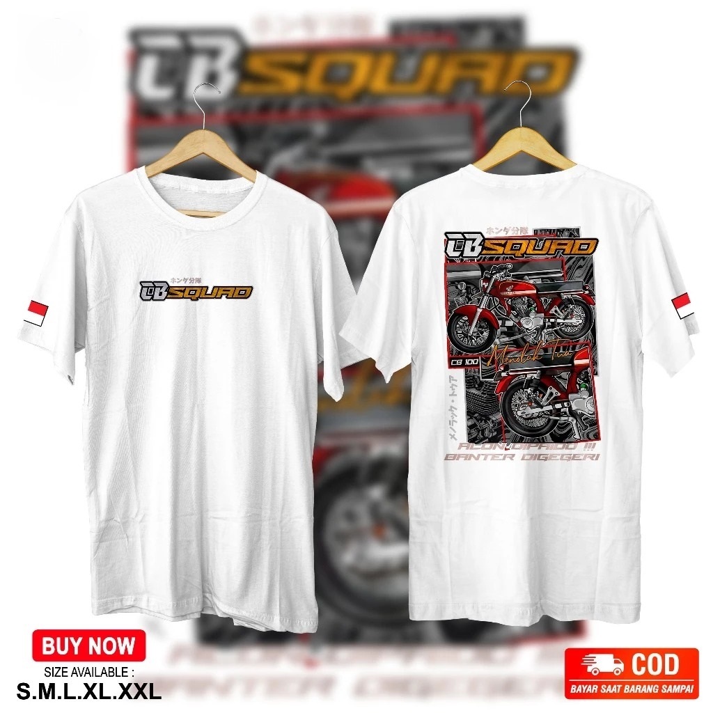 KAOS Racing Honda CB 100 Squad KAOS DISTRO Racing Honda CB 100 Squad KAOS PRIA WANITA
