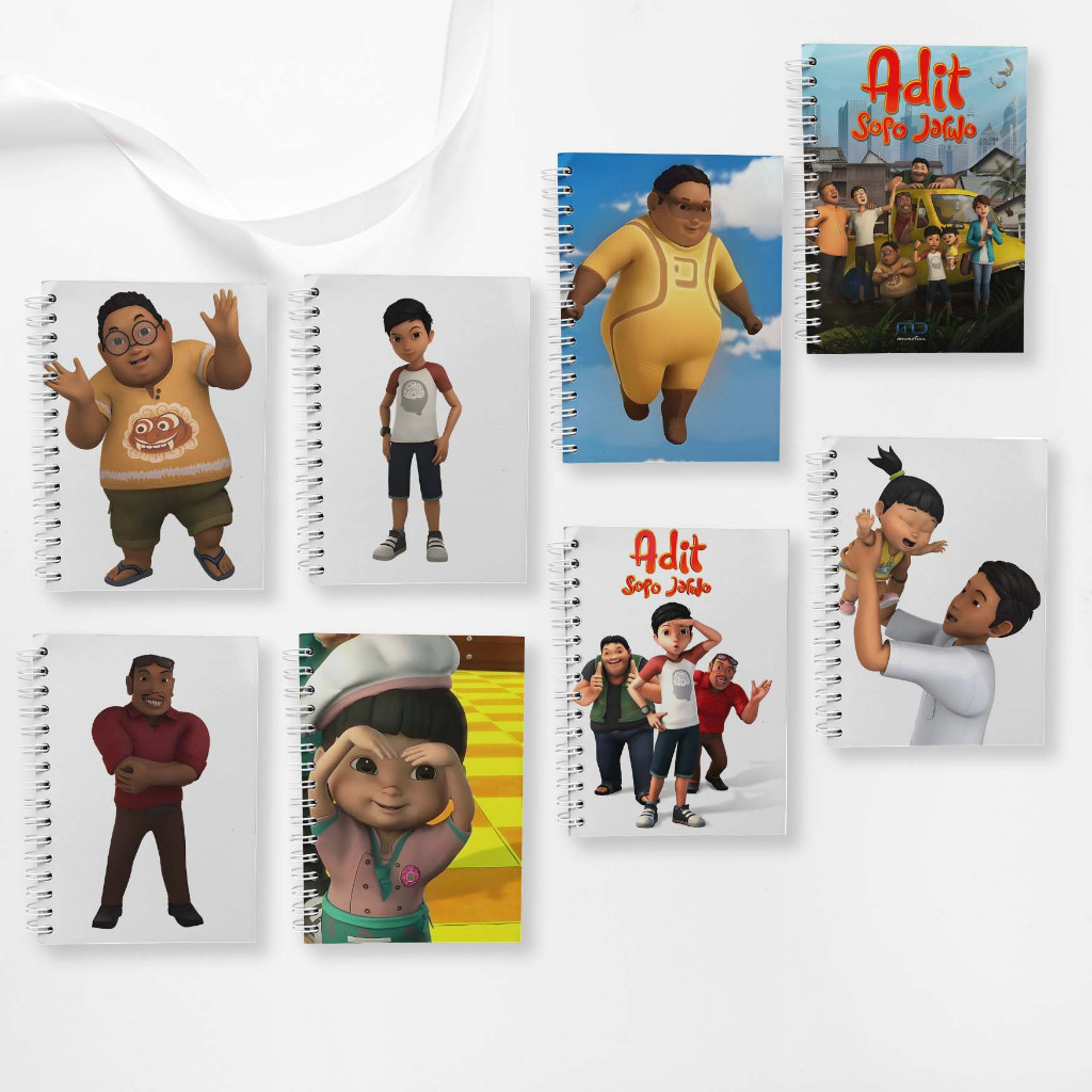 

Note Book Spiral Large (10 cm X 14 cm) Edisi Adit Sopo Jarwo / Notebook A6 Custom / Seminar Kit Surabaya