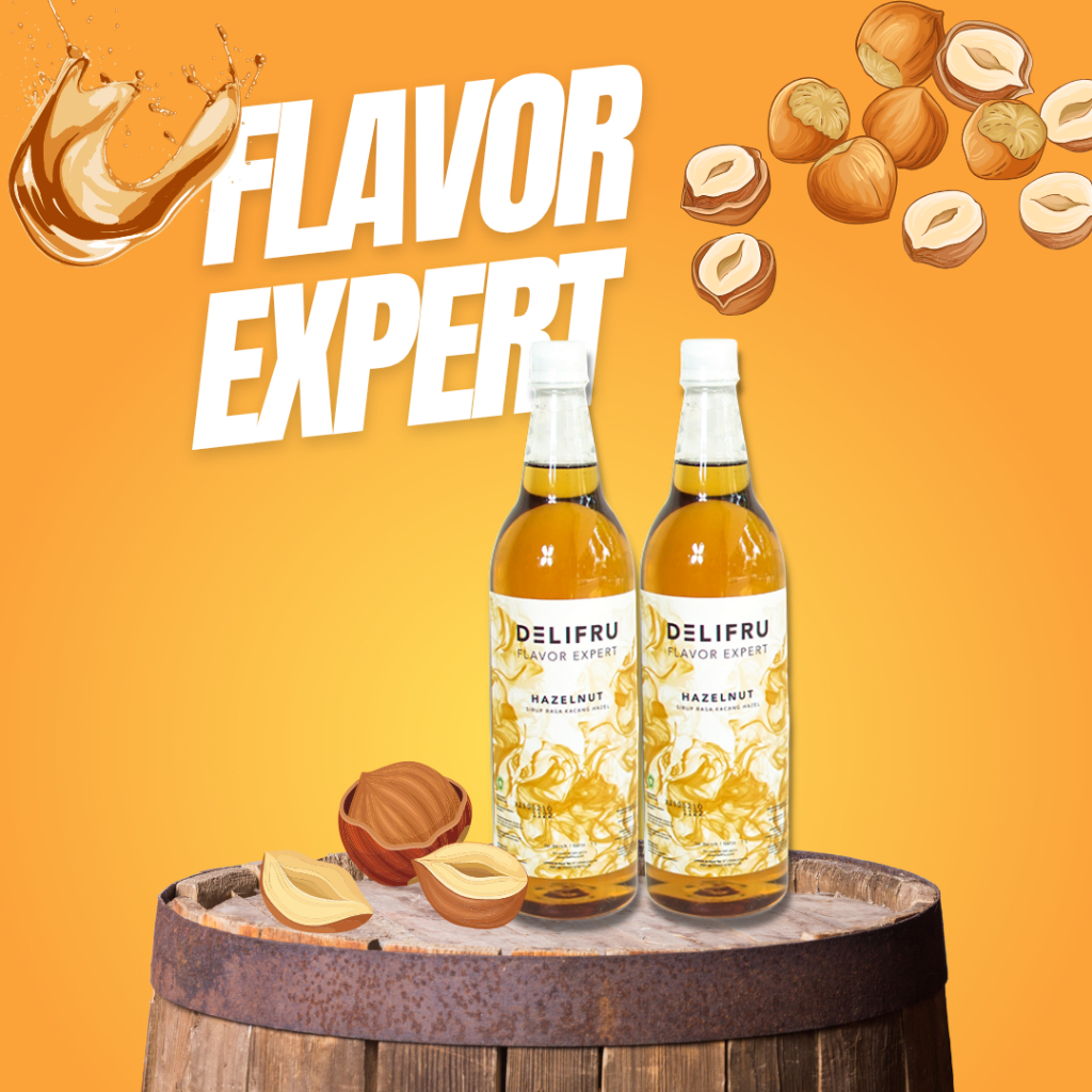 

Hazelnut Syrup | Sirup Hacang Hazel 1L