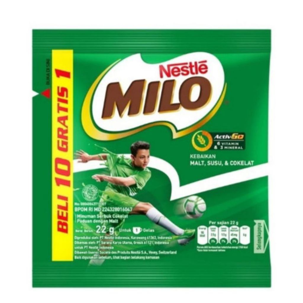 

Susu Milo 22 Gr