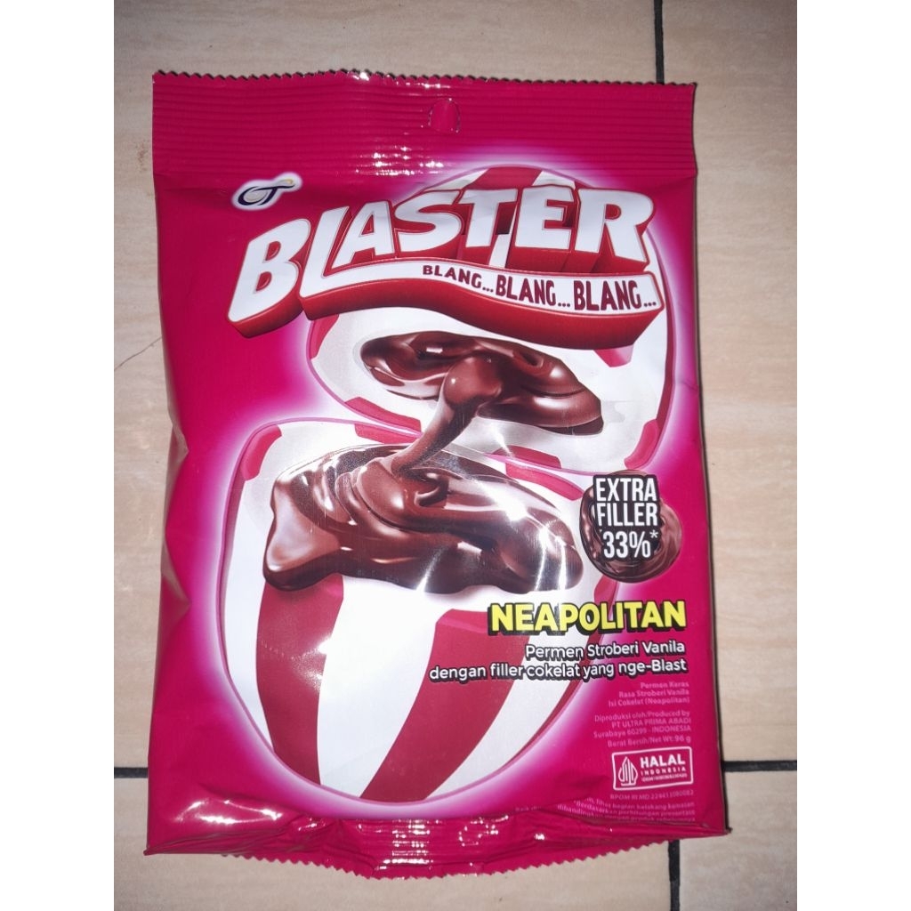 

OT Permen Blaster 100gr permen isi cream coklat